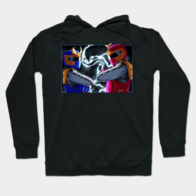 Power Rangers Ninja Storm Hoodie by MattLopezArt